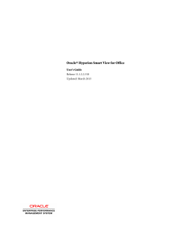 &yuml;&thorn;S m a r t   V i e w   U s e r ` s G u i d e   R e l e a s e   1 1 . 1 . 2 . 2 . 3