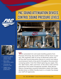 pac sound attenuation devices control sound pressure levels