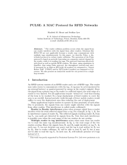 PULSE: A MAC Protocol for RFID Networks