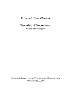 Economic Element of Master Plan