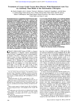 Treatment of Acute Graft-Versus-Host Disease With