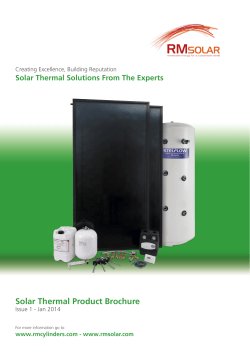 solar thermal brochure