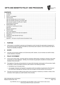 policy and procedure