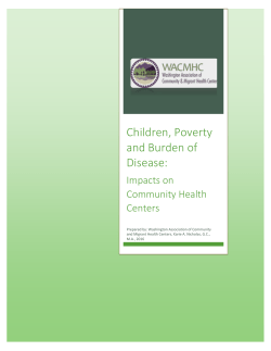Children, Poverty and Burden of Disease