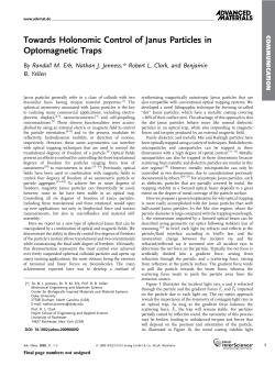 Towards Holonomic Control of Janus Particles in Optomagnetic Traps