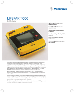 lifepak&reg; 1000 - AED Advantage
