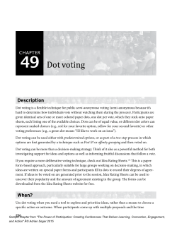 Chapter 49 &ndash; Dot voting