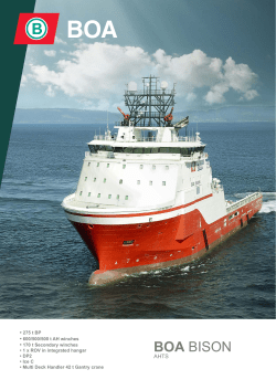 boa bison - BOA Offshore