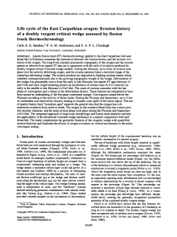 Life cycle of the East Carpathian orogen: Erosion history of a doubly