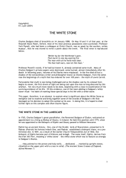 the white stone