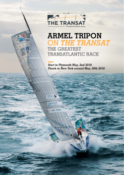 ARMEL TRIPON ON THE TRANSAT