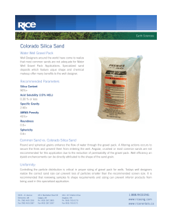 Colorado Silica Sand