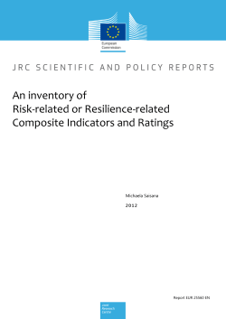 An inventory of Risk-related or Resilience