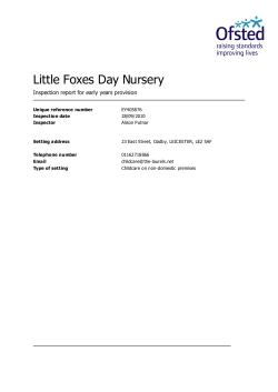 Little Foxes Day Nursery