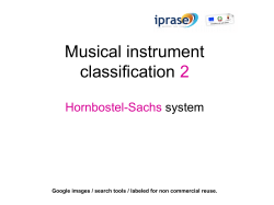Musical instrument classification 2