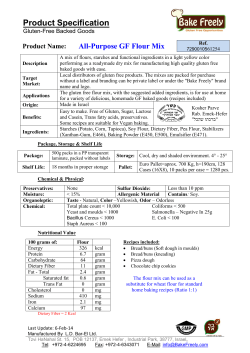 Product Specification