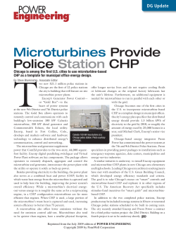 Microturbines Provide Police Station CHP