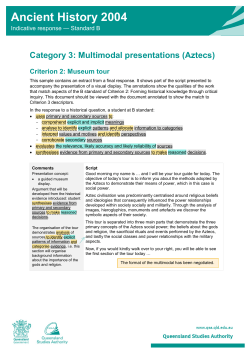 Criterion 2: Museum tour