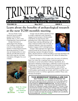 Historical Society may 13, weaverville