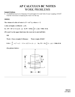 AP CALCULUS BC NOTES WORK PROBLEMS
