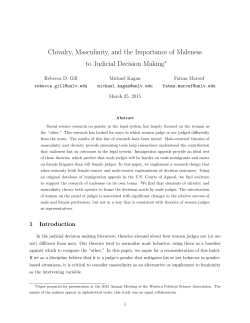 Chivalry, Masculinity, and the Importance of Maleness