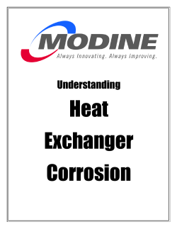 Heat Exchanger Corrosion