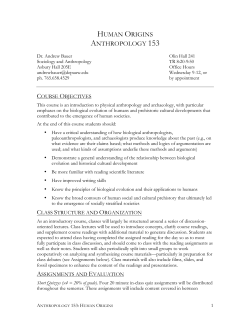 human origins anthropology 153