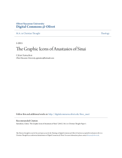 The Graphic Icons of Anastasios of Sinai