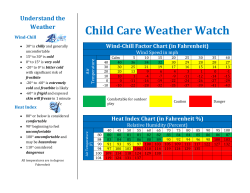 Child Care Weather Watch