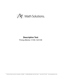 Descriptive Text