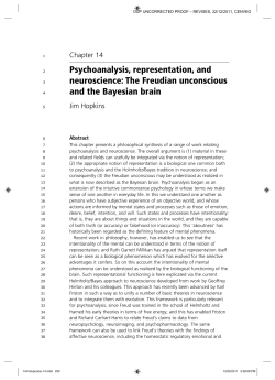 Psychoanalysis, representation, and neuroscience : The Freudian