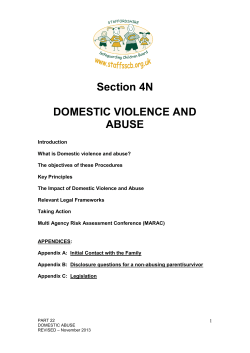 Section 4N - Domestic Abuse