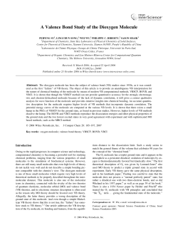 A valence bond study of the dioxygen molecule