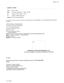 Christopher Hodge - New Hampshire Public Utilities Commission