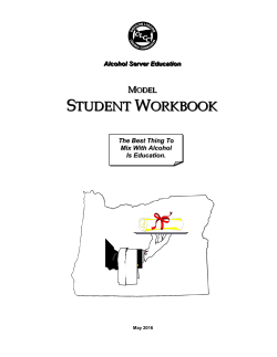 Table of Contents - Alcohol Server Classes Online in Oregon