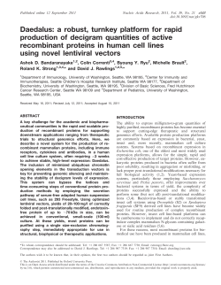 Daedalus: a robust, turnkey platform for rapid