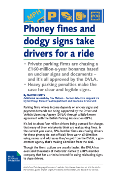 Phoney fines and dodgy signs take drivers for a ride