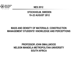 mass and density of materials