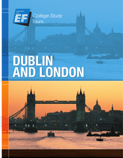 DUBLIN AND LONDON - EF College Study Tours