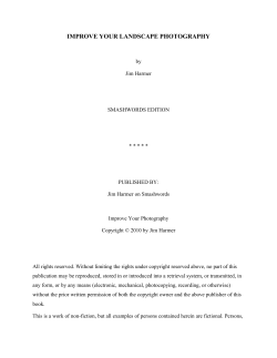 IMPROVE YOUR LANDSCAPE PHOTOGRAPHY