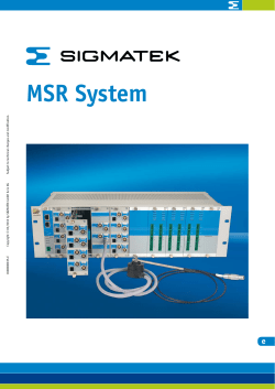 MSR System