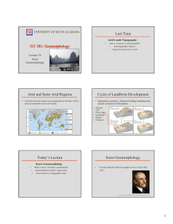 GY 301 - University of South Alabama