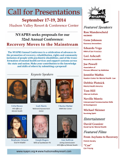 Call for Presentations