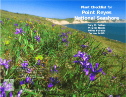 Point Reyes - Plants - San Francisco National Parks Science and