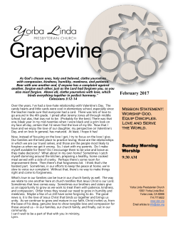 February - Yorba Linda Presbyterian Church