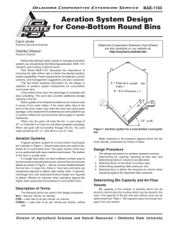 BAE-1103 Aeration System Design for Cone