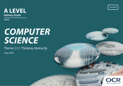 Thinking abstractly - Delivery guide