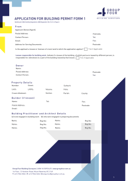 G4004_Forms Building Permit_2 - Group Four Building Surveyors