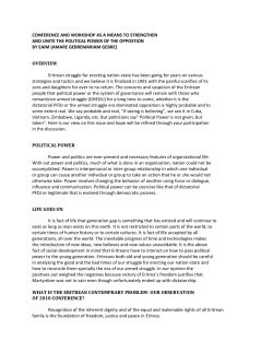 conference and workshop as a means to strengthen and unite the