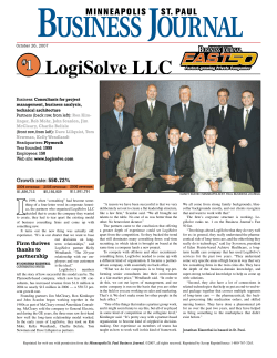 1 Business Journal Fast50 List 2007